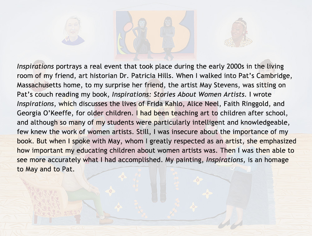 Inspirations, oil on panel, 30 x 40